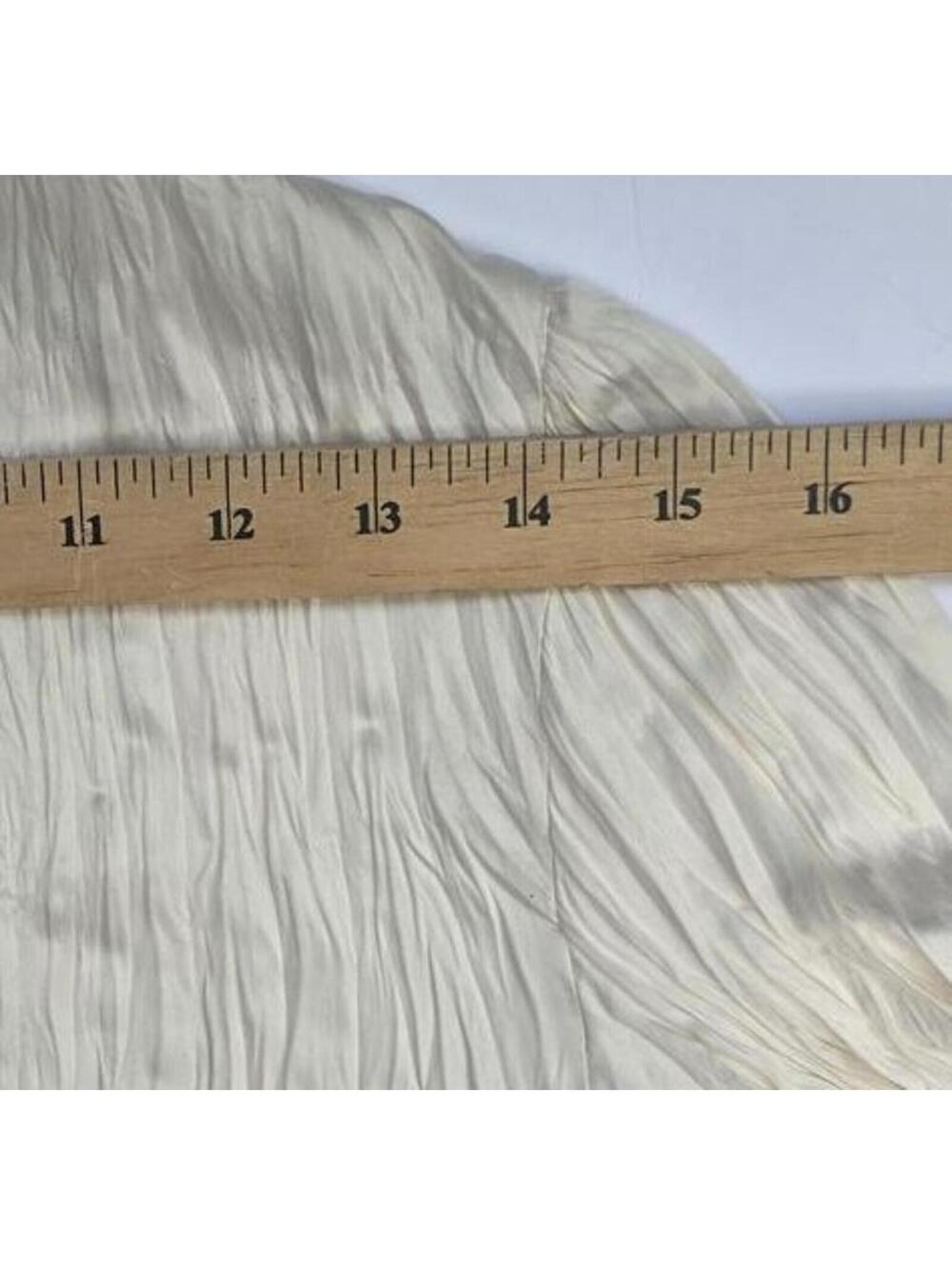 Vintage Peter Nygard Pleated Ruffle Front Blouse Size 14 Romantic, Victoriana - Picture 14 of 14